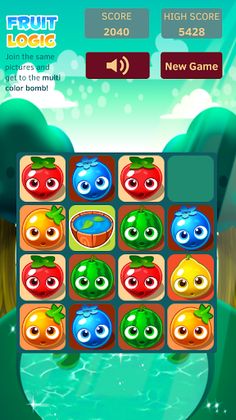 Fruit Logic 2048 - Screenshot 2