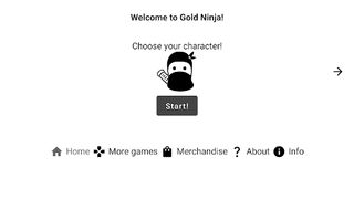Gold Ninja - Collector game - Screenshot 1