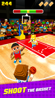 Blocky Basketball FreeStyle - Screenshot 1
