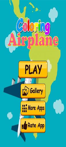 Airplane Coloring - Screenshot 2