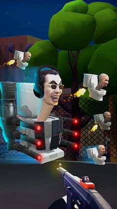 Survival Shooter - Merge Skiby - Screenshot 1