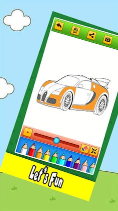 Coloring Book Of Cars - Screenshot 2