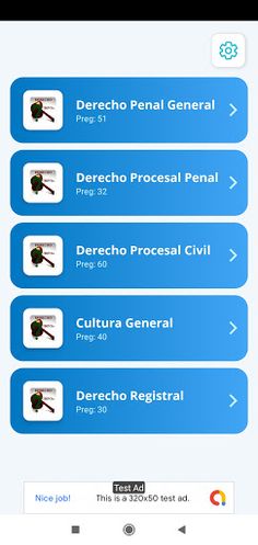 Derecho Trivia - Screenshot 3