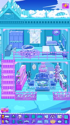 Frozen Dollhouse Design,Ice Do - Screenshot 3