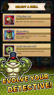 DetecToad: Detective Idle RPG - Screenshot 1