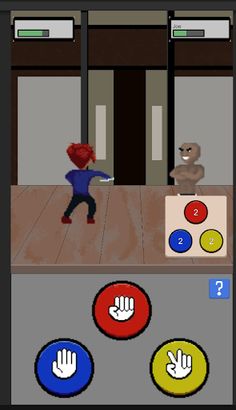 Rock, Paper, Scissors, Fight! - Screenshot 1