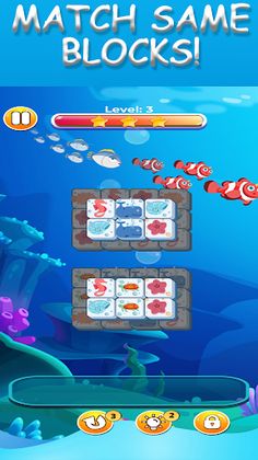 Tiles Match - Ocean Match game - Screenshot 1