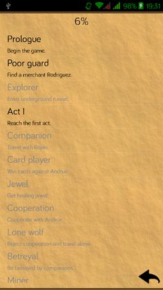 Dark Burden - gamebook RPG - Screenshot 3