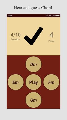 Chordy Quiz - Screenshot 1