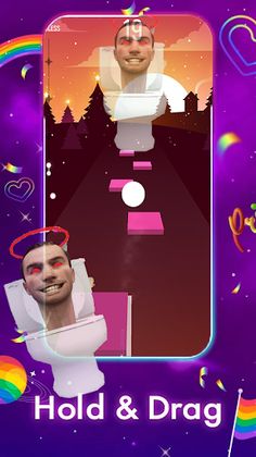 Skibidi Toilet Tiles Hop Music - Screenshot 3