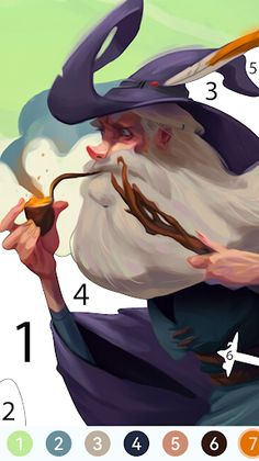 LOTR Color by Number - Screenshot 1