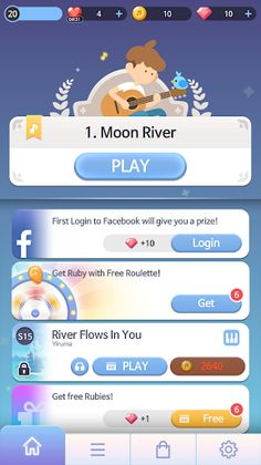 GuitarHolic : the Music Tiles - Screenshot 1
