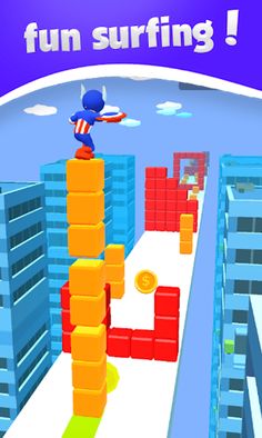 Box Stack Surfer - Popular Arc - Screenshot 1