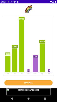 Rainbow Cards (Stroop effect) - Screenshot 1