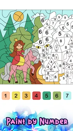 Color by Number for Kids Game - Screenshot 2