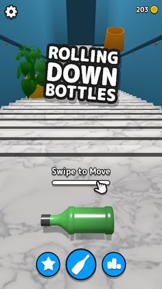 Rolling Down Bottles - Screenshot 1