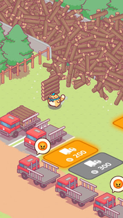 Lumbercat: Cute Idle Tycoon - Screenshot 1