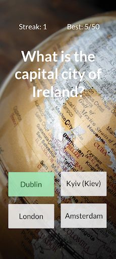 Geography Quiz - Screenshot 1