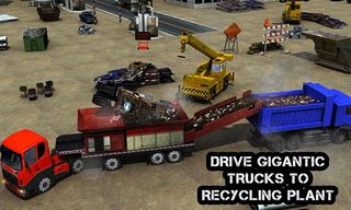 Wrecked Truck Crusher Crane 3D - Screenshot 3