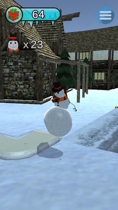Snowman Infinite Runner: Endle - Screenshot 2