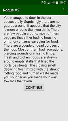 Rogue V2 (text adventure) - Screenshot 4