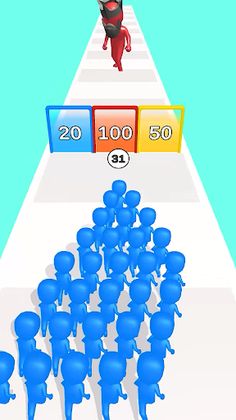 Color Run Crowd - Screenshot 2