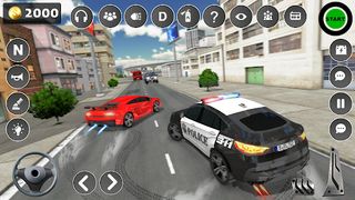 US Police Car: Car Gangster 3D - Screenshot 1