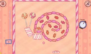 brick breaker with sweets - Screenshot 1