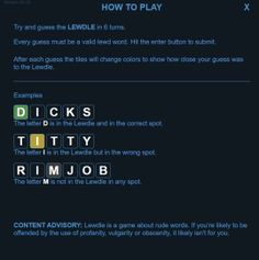 Lewdle - Screenshot 1