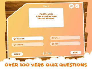 Verb Quiz English Grammar Apps - Screenshot 2