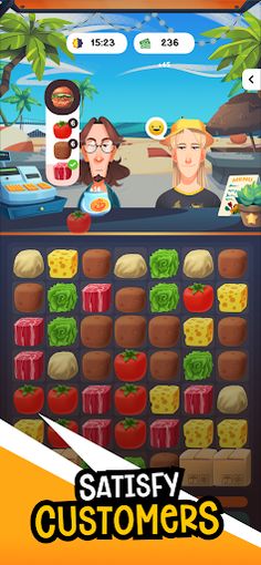 Food Frenzy: Puzzle - Screenshot 1
