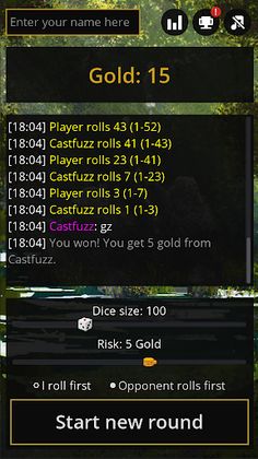 WoW Death Roll Simulator - Screenshot 1