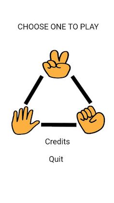 Rock, paper and scissors - Screenshot 1