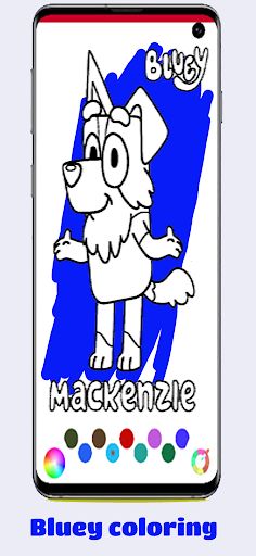 Coloring BOOK Bluey - Screenshot 2
