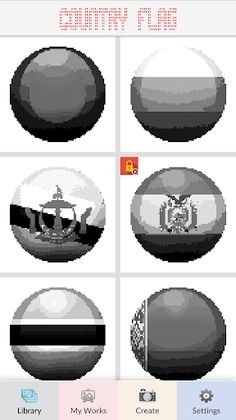 Country Flag Pixel Art - Screenshot 1