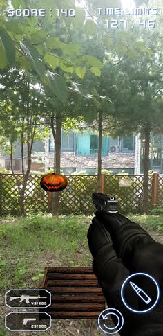 Pumpkin Shooter_AR 슈팅게임 - Screenshot 2