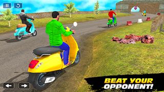 Indian Bike Games 3D Scooty - Screenshot 1