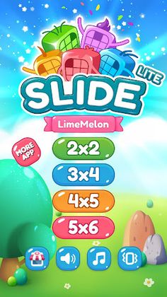 SlideLite Puzzle with picture - Screenshot 1