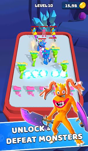 Monster Rampage: Merge Rainbow - Screenshot 3
