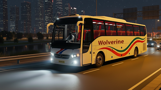 Coach Tourist Bus City Driving - Screenshot 2