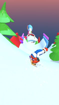 Snowboard Challenge: Megaramp - Screenshot 2