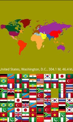 Flag Solitaire + Quiz - Screenshot 3