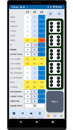 Triple Yatz - Screenshot 1