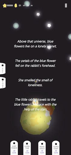 Asteroid Jump Girl - Screenshot 1