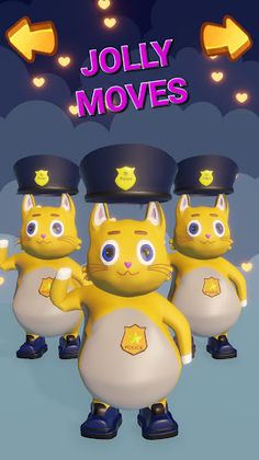Jolly Jiggle  Dancing Cats - Screenshot 1