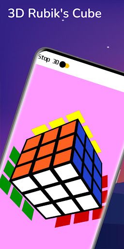 Rubik's Cube Solver - 3D Cube - Screenshot 3