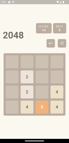 2048 Game - Screenshot 1