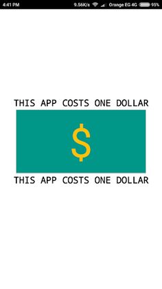 One Dollar App - Screenshot 1