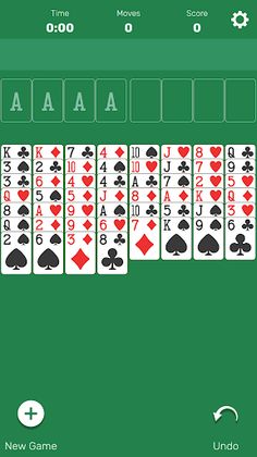 FreeCell by Staple Games - Screenshot 1