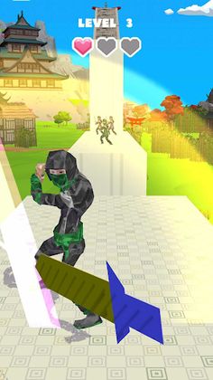 Origami Ninja 3D - Screenshot 1
